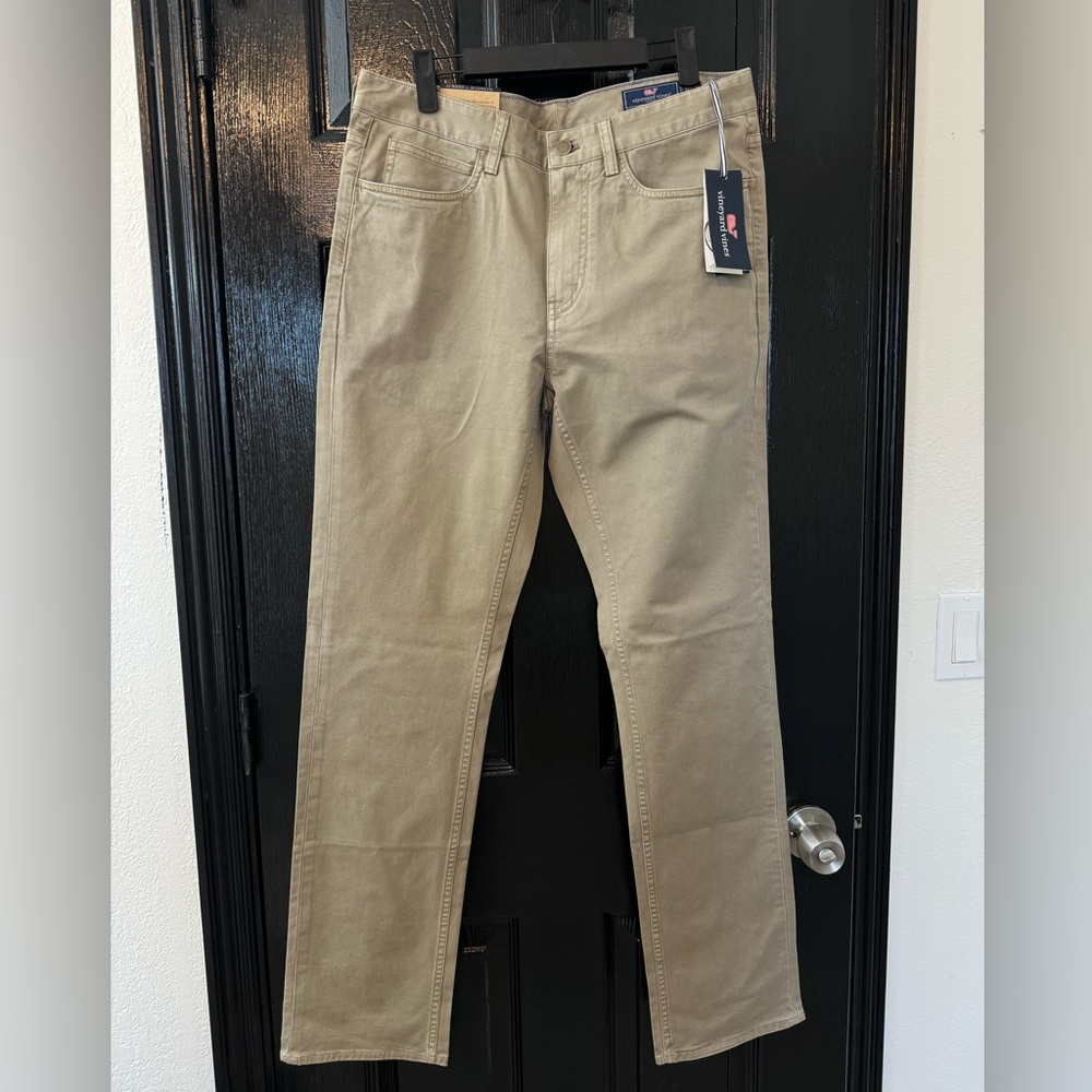 Vineyard Vines On-The-Go Canvas 5-Pocket Pants
